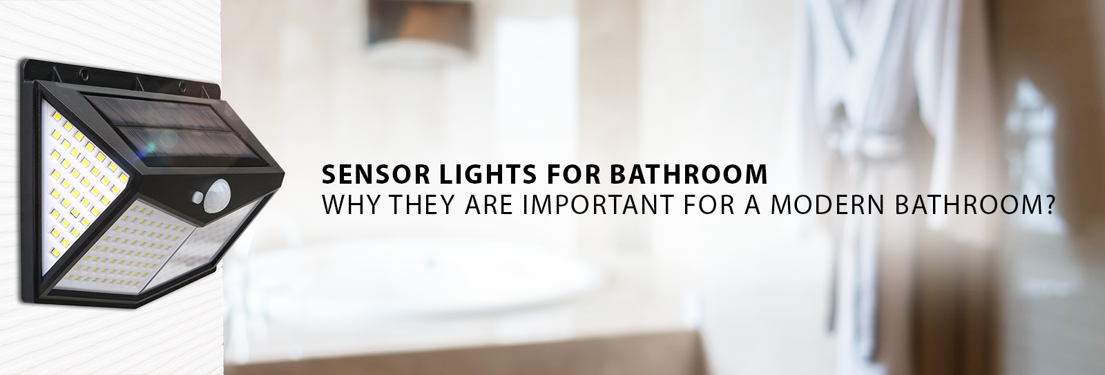 Sensor Lights for Bathroom Motion Sensor for Bathroom Lights from Jaquar